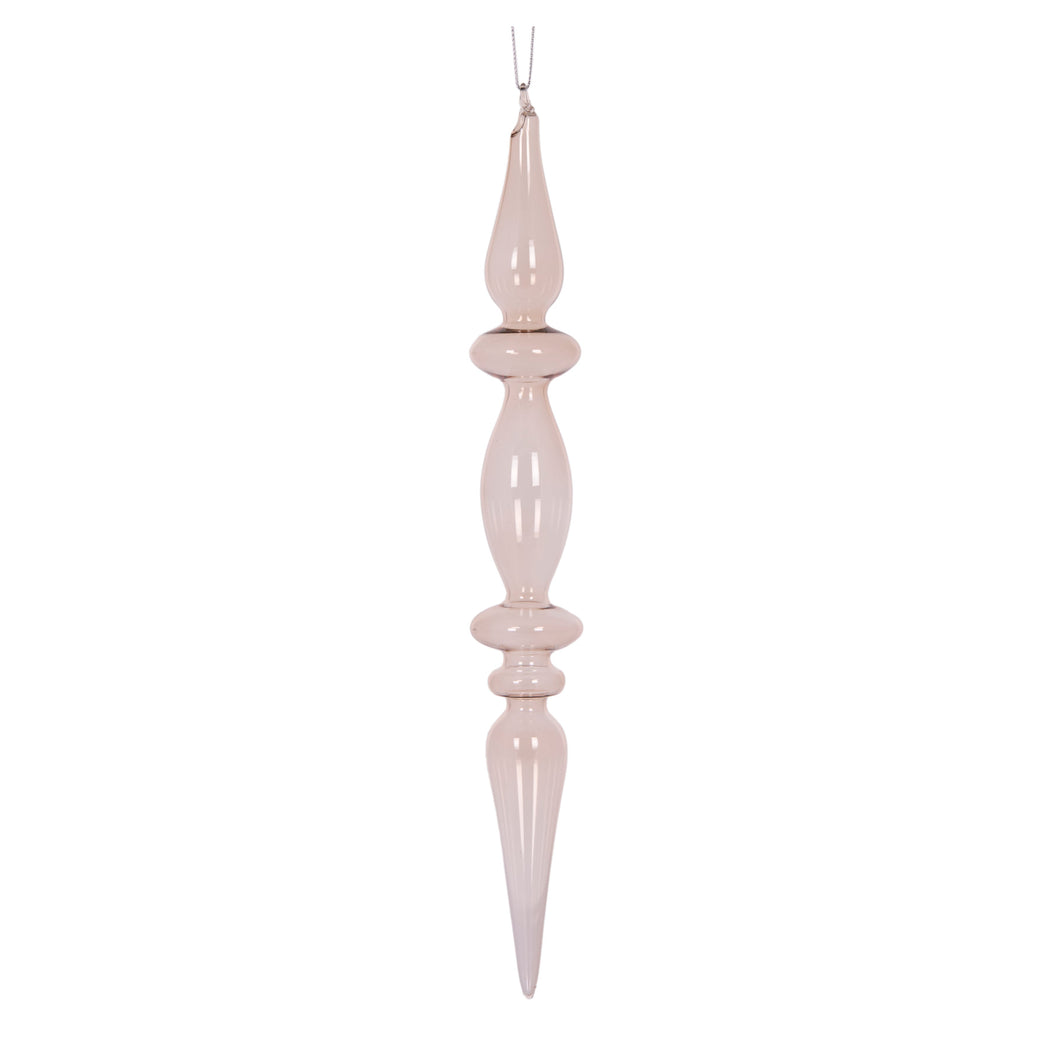 Glass Pinnacle Finial Linnen (7362768830530)
