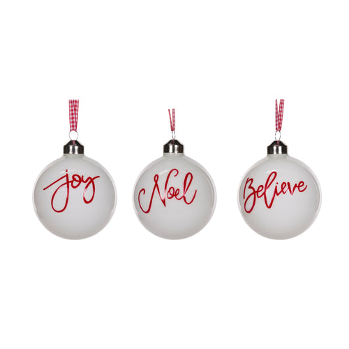 Set/3 Noel, Joy & Believe Baubles (7362768994370)