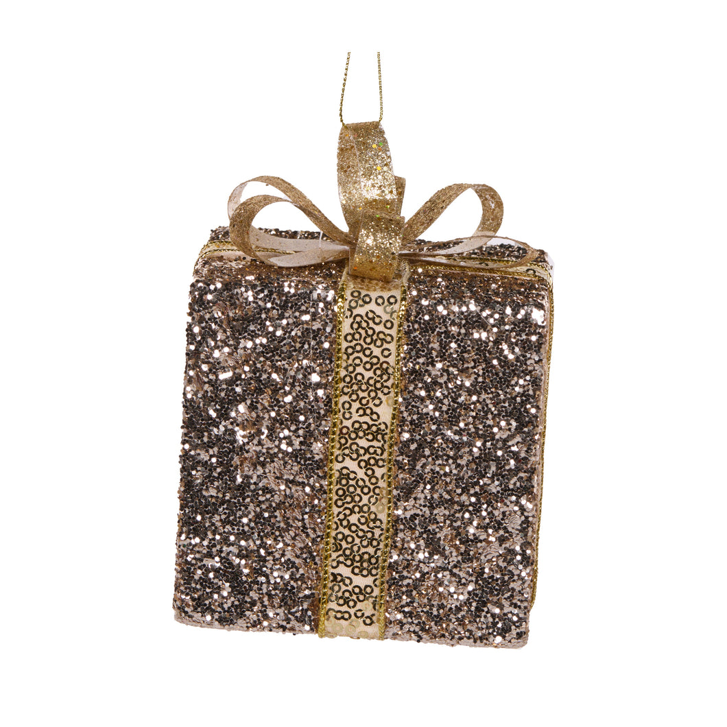 Medium Champagne Glitter Gift Box (7356479930434)