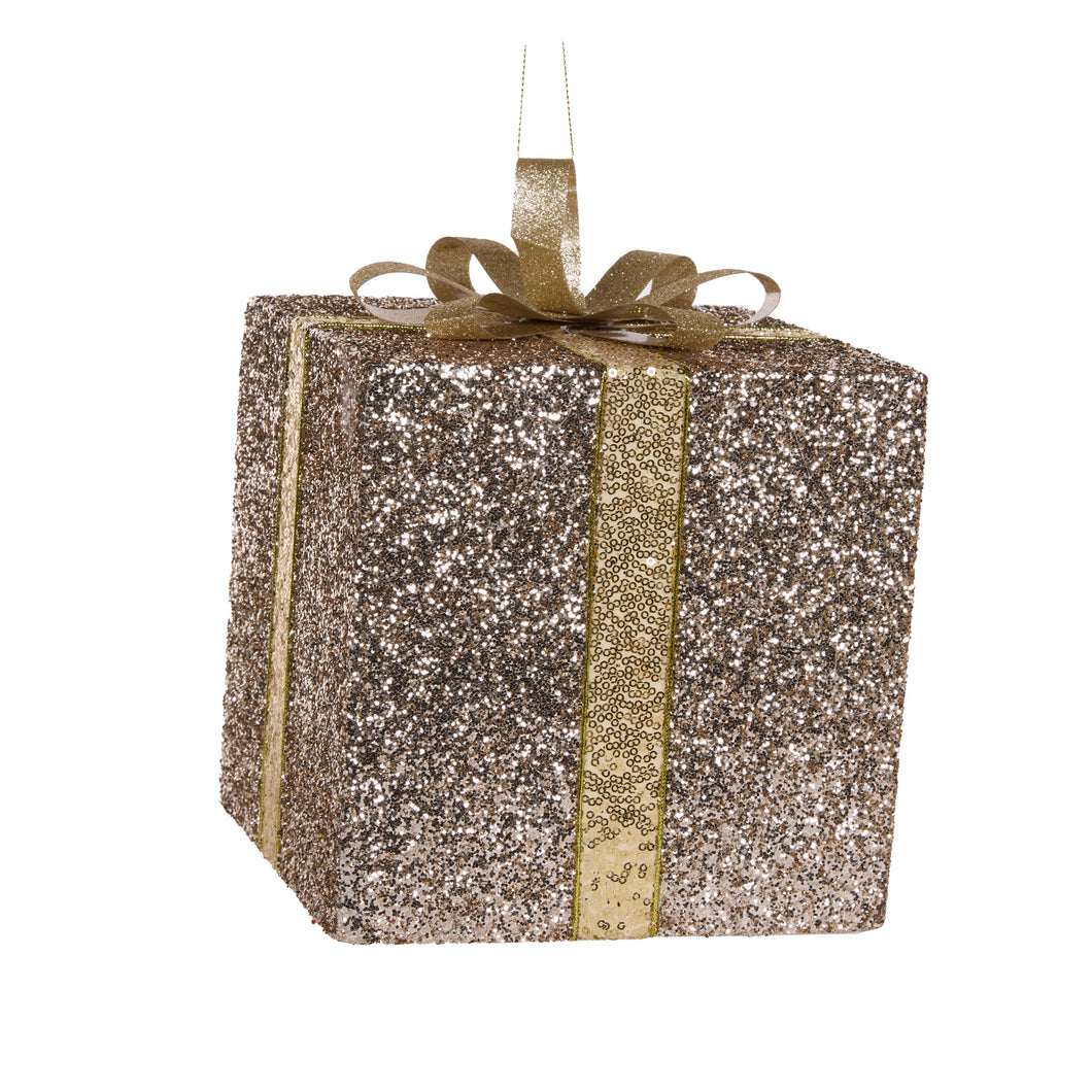Large Champagne Glitter Gift Box (7356479995970)