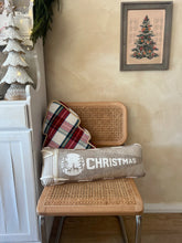 Load image into Gallery viewer, Grey White Christmas Pennant Pillow (7015158480962)