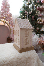 Load image into Gallery viewer, Tall Ivory Gingerbread House Stocking Holder - PRE ORDER (7215568420930)