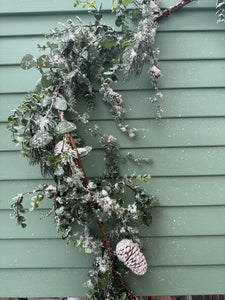 G219660 - 5' Snowed Pine Garland (7025064050754)