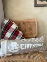 Load image into Gallery viewer, Grey White Christmas Pennant Pillow (7015158480962)
