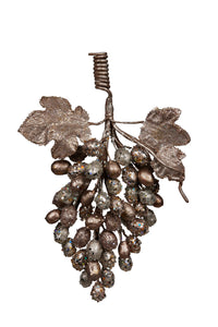 FL116 - 33cm Champagne Grape Cluster (7257919684674) (7553219362882)