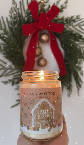 Gingerbread Christmas Candle (6985775448130)