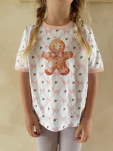 Load image into Gallery viewer, Kids Gingerbread Bows Tee (7232186220610)