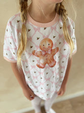 Load image into Gallery viewer, Kids Gingerbread Bows Tee (7232186220610)