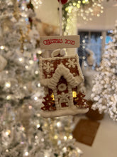 Load image into Gallery viewer, 2023 Gingerbread House Lighted Ornament (6976181960770)