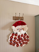 Load image into Gallery viewer, Felt Santa Advent Calendar (6979311697986)