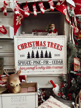 Load image into Gallery viewer, E217831 - 24&quot; Christmas Trees Cut &amp; Carry Sign (7021407993922)