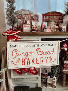 E217818 - 24" Gingerbread Bakery Sign (7021407797314)