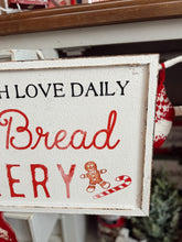 Load image into Gallery viewer, E217818 - 24&quot; Gingerbread Bakery Sign (7021407797314)