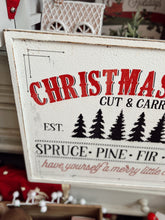 Load image into Gallery viewer, E217831 - 24&quot; Christmas Trees Cut &amp; Carry Sign (7021407993922)