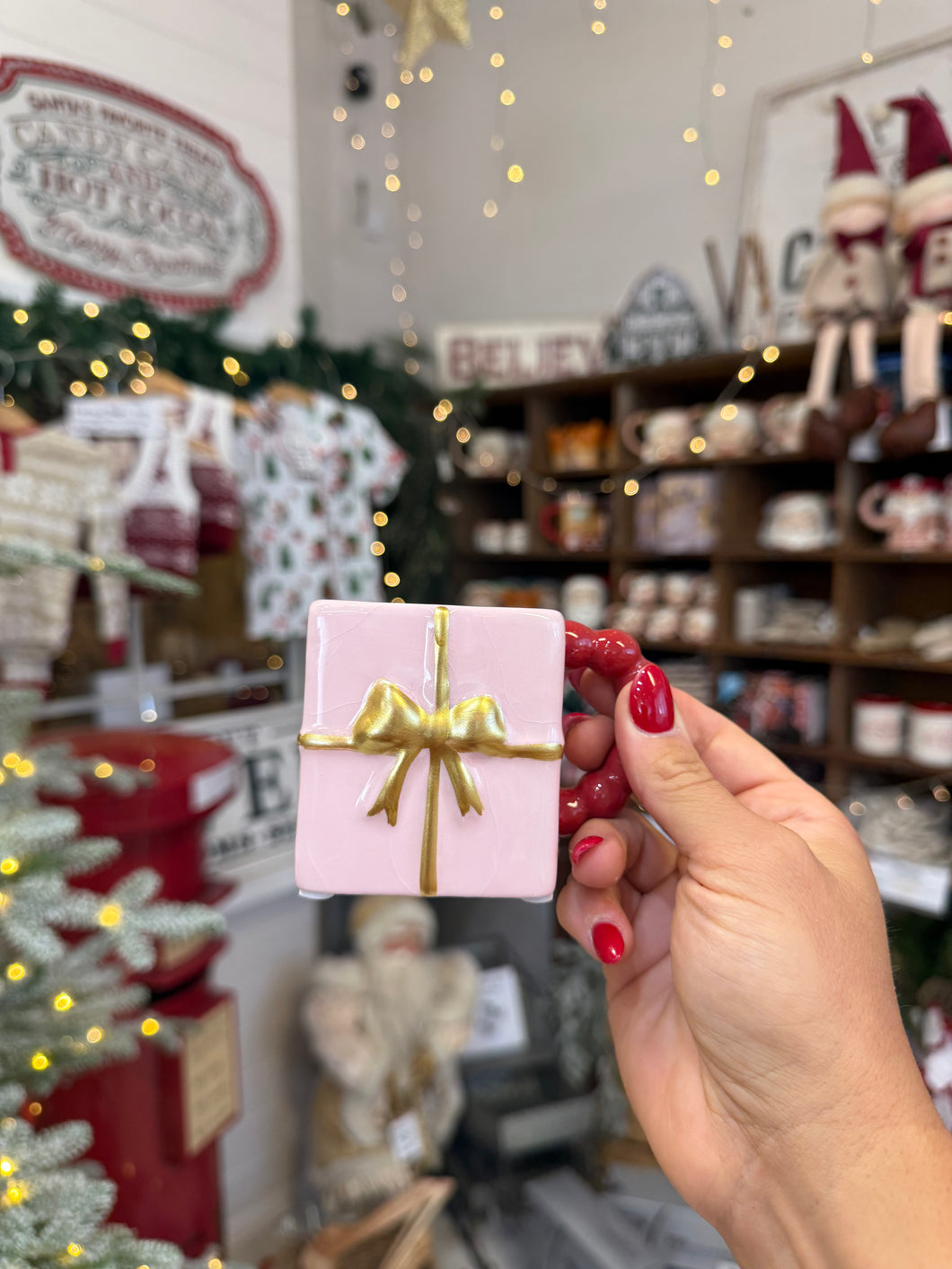 SECONDS SALE - MINI Pink Present Mug LAST ONES!!