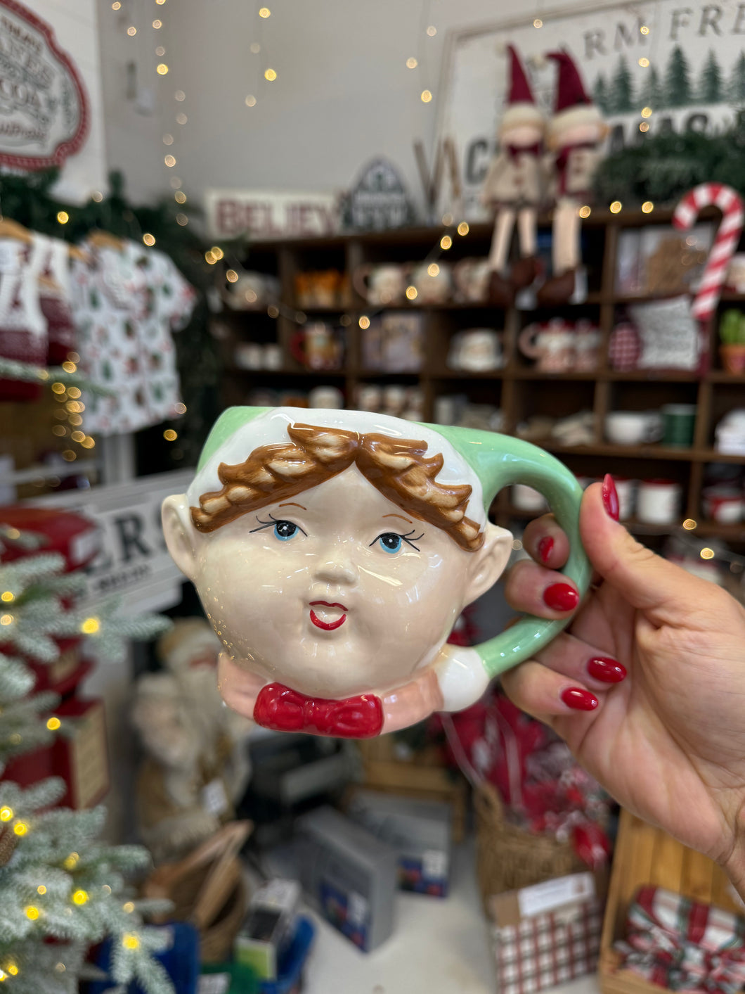 SECONDS SALE - Vintage Elf Mug LAST ONES!!