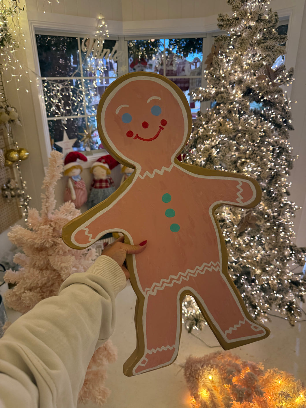 Wooden Gingerbread Man - ONLY 1 AVAILABLE!