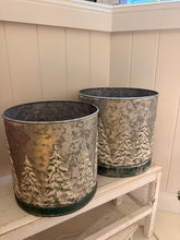 Load image into Gallery viewer, 4312372 GALVANISED TREE BUCKET SET OF 2 - LAST ONE!!