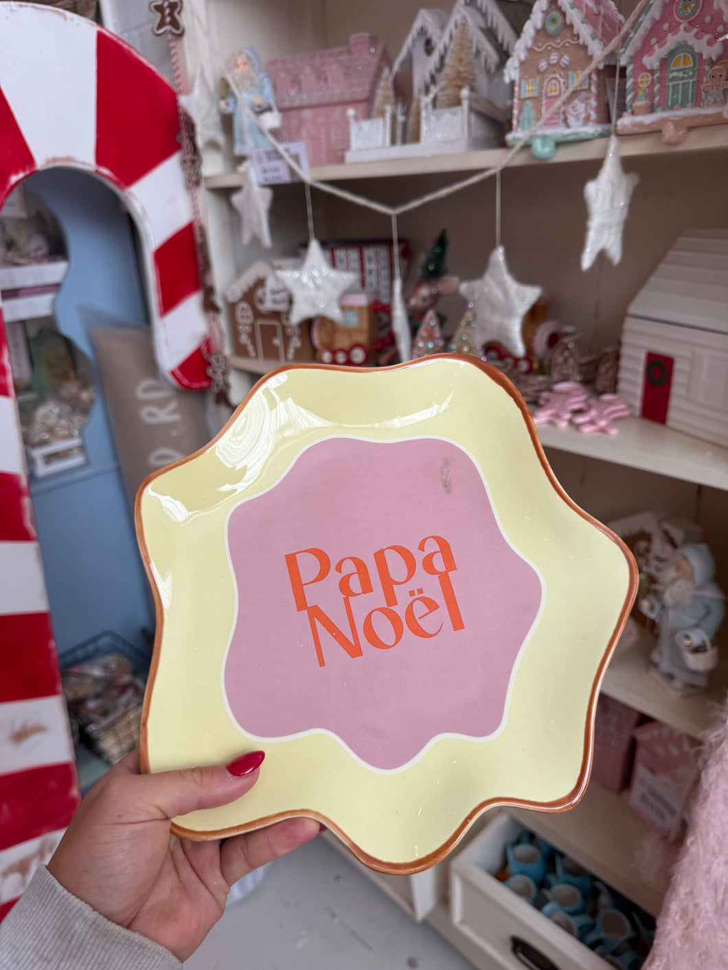 LAST ONES!! Papa Noel Plate seconds