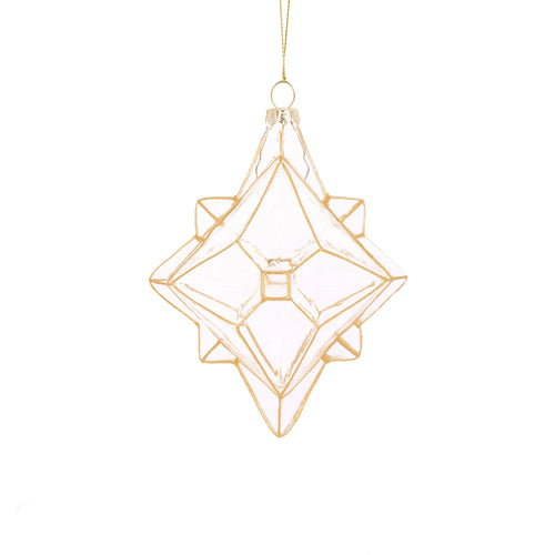 Frosted Origami Bauble (6960286105666)