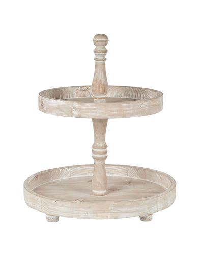 2 Tier Wooden Stand - JTE223 (6963770097730)