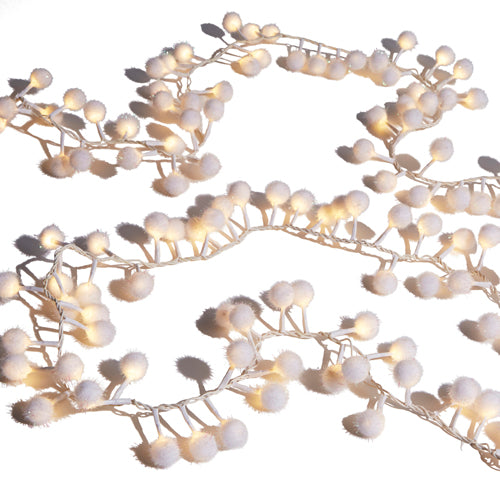 L4037022 - 8' White Snowball Snake Lights (6946858106946)