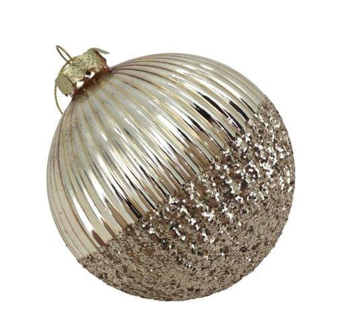 Champagne Lined Ombre Ball - MA124 (6963768885314)