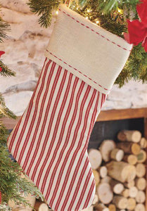 4220038 - 19" Ticking Stripe Stocking (6946857615426)