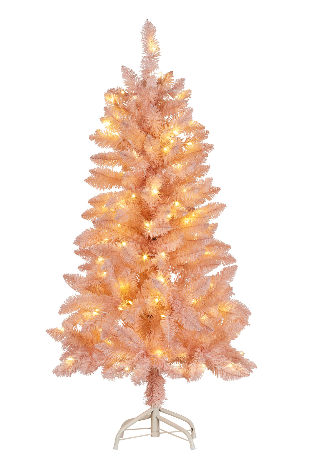 Pink 4ft Christmas Tree Pre Lit Multi Function - OPP4 (6954429251650)