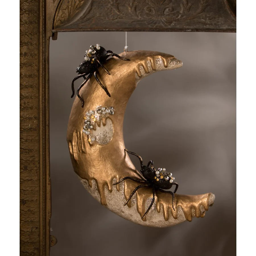 TD0068 - Dripping Gold and Glitter Moon (6952750710850)