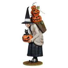 Load image into Gallery viewer, TD1196 - Minerva Witch Pumpkin Peddler (7260359196738)