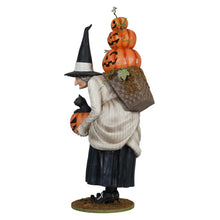 Load image into Gallery viewer, TD1196 - Minerva Witch Pumpkin Peddler (7260359196738)