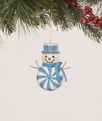 TF2285 - Blue Peppermint Snowman Ornament (6912800751682)