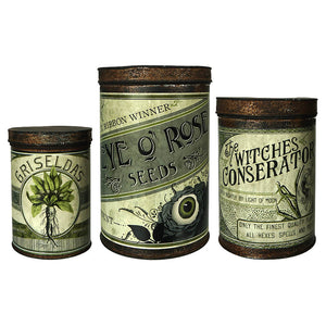 TF9143 - Witch's Conservatory Cannister Set of 3 (6953013444674)