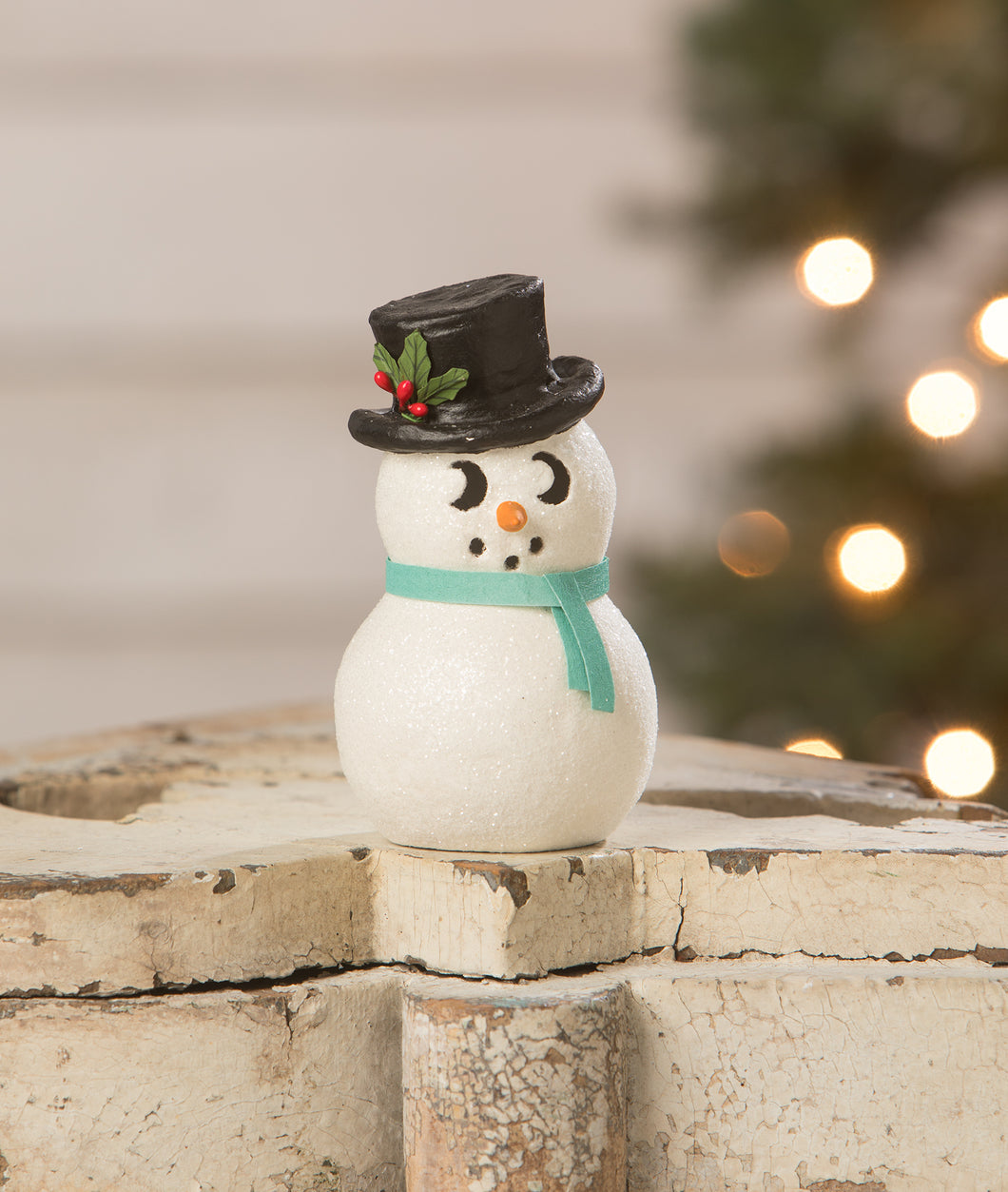 TJ2340 - Snowman Luminary Peeking (6912802521154)