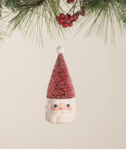 TL2367 - Bottle Brush Santa Red Ornament (6912803340354)