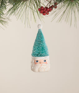 TL2369 - Bottle Brush Santa Blue Ornament (6912803438658)