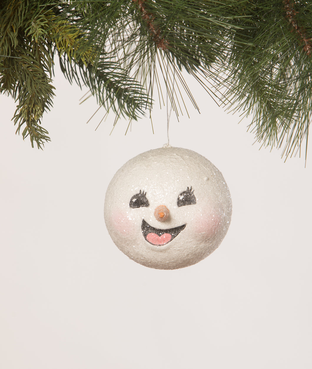 TL2380 - Laughing Snowman Head Ornament (6912804847682)