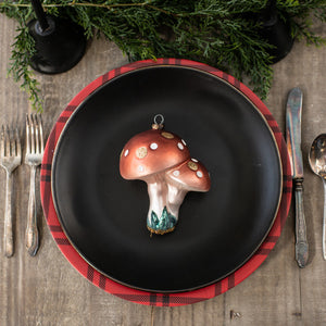 WS218069 - 5.25" Pink Spotted Mushroom Ornament (7025127161922)