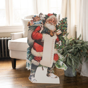 WS218422 - 36" Santa's List Standing Dummy Board Cut Out (6988868223042)