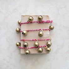 Load image into Gallery viewer, 72&quot;L Metal Jingle Bell Garland on Braided Cord (7374742782018)