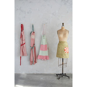 32"L x 28"W Cotton Printed Apron w/ Pocket, Ruffle & Cookie Pattern (7374743240770)