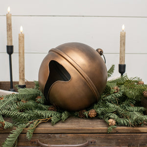 ZH213525 - 9" Bronze Sleigh Bell (6988867960898)