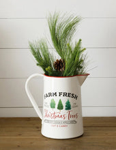 Load image into Gallery viewer, Farm Fresh Christmas Trees Pitcher (6954434986050)