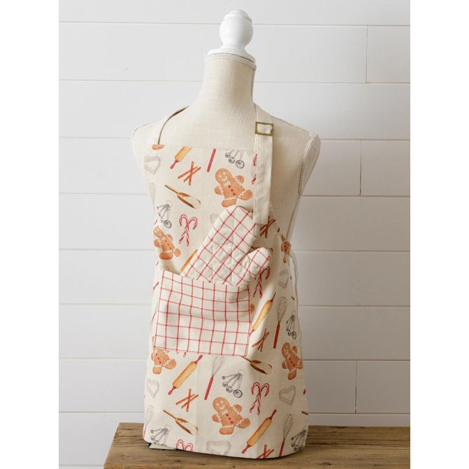 Gingerbread Baking Company Kids Apron and Mitt (6954435182658)