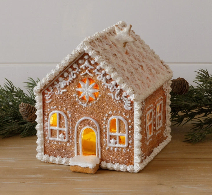 Lighted Gingerbread House (6954439016514)