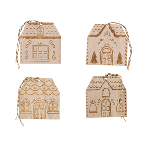 GBD1109 - Gingerbread House Wood Tags (7370944544834)