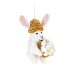 Felt Darcy Bunny with Daisies (7050762682434)