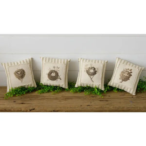 Sepia Nests Mini Pillows Set of 4 (7049628188738)