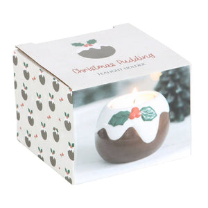 Christmas Pudding Tealight Candle Holder (7330221916226)